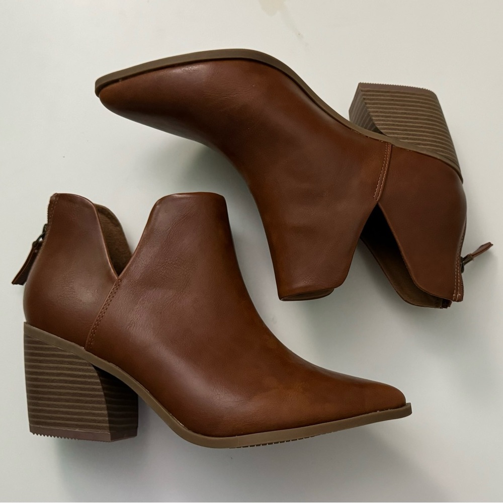 Slip On Booties with Zipper